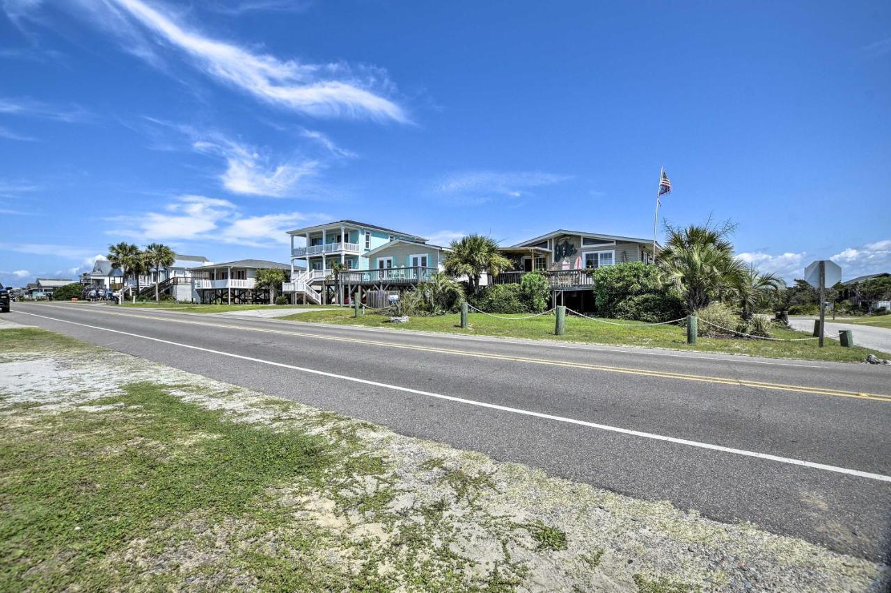 Oak Island Beach Abode With Deck Walk To Shore! Buitenkant foto