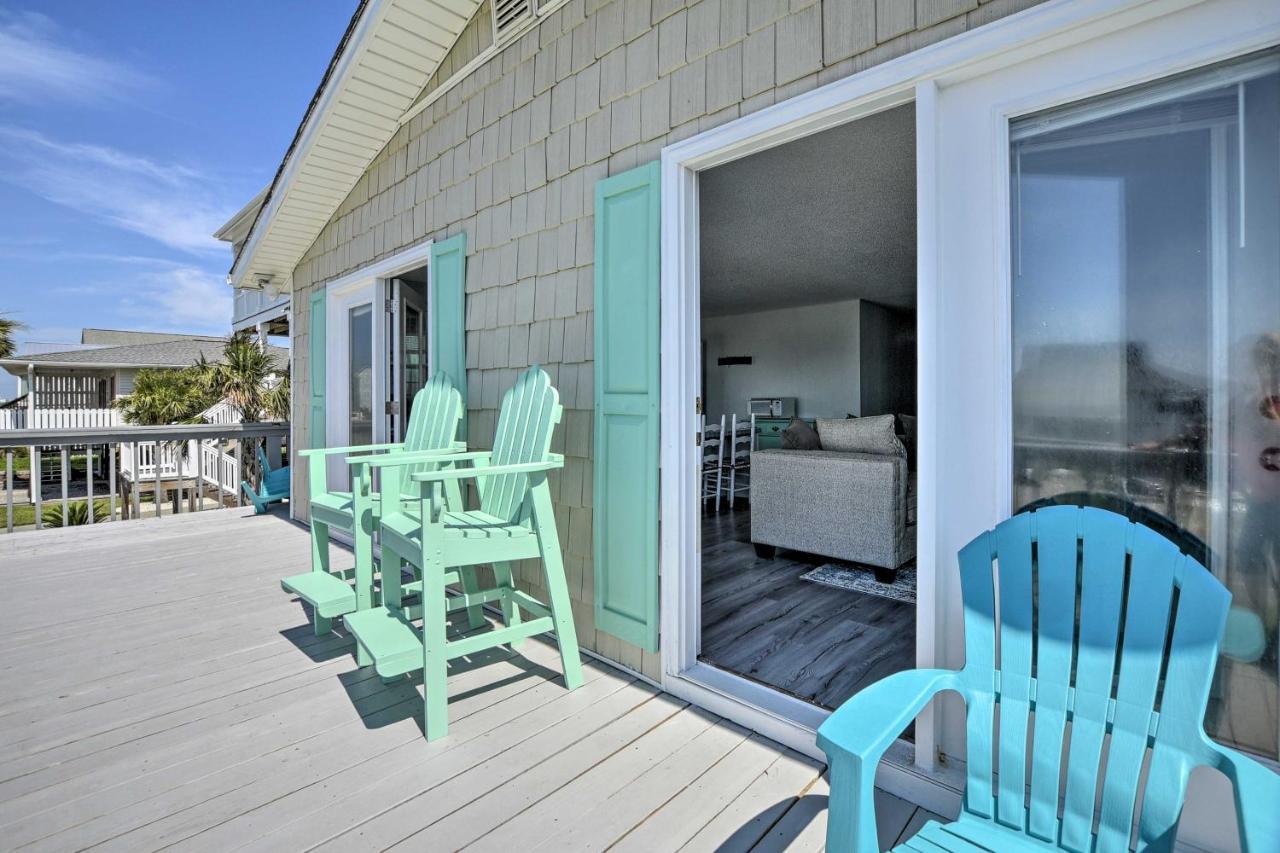 Oak Island Beach Abode With Deck Walk To Shore! Buitenkant foto